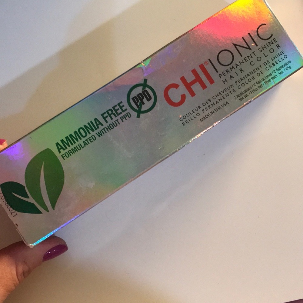 NWT Chi ionic professional permanent hair color IN 6RV- light red violet.